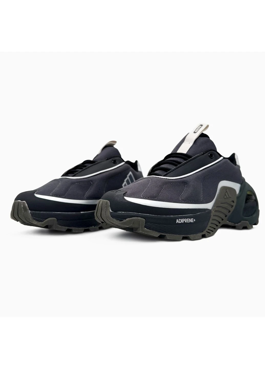 Чорні літні кросівки adidas edge runner black/silver адідас едж раннер No Brand