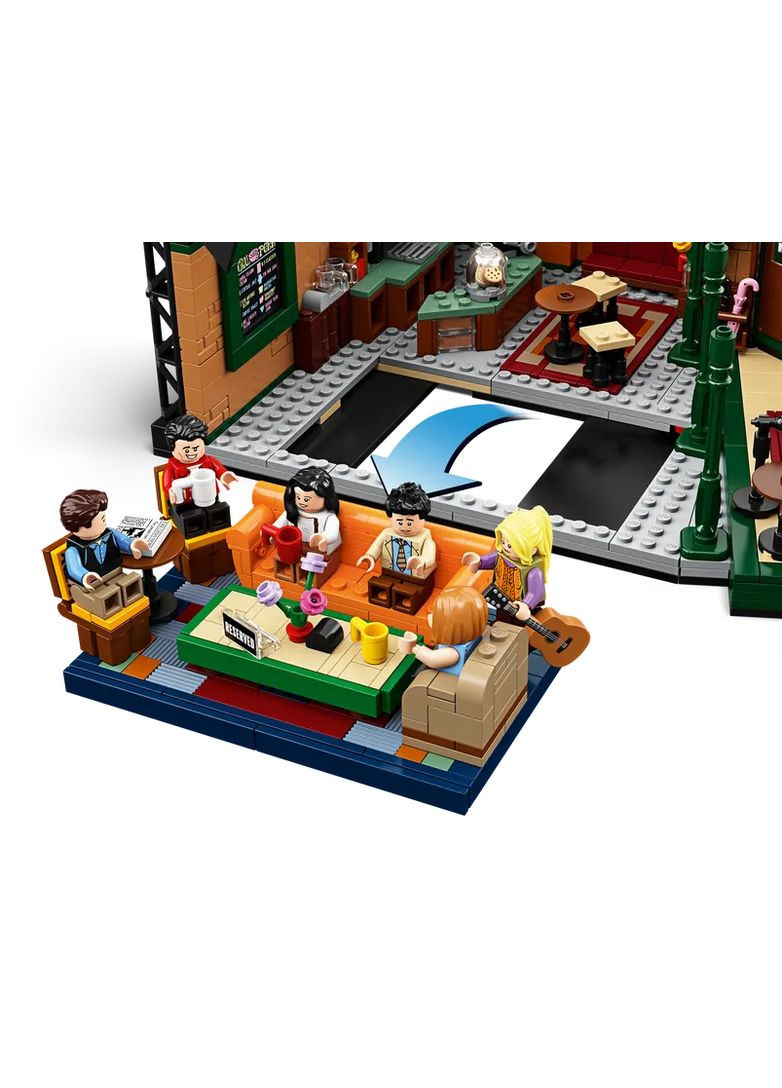 Конструктор Ideas Friends Центральна кав'ярня Central Perk 1070 деталей (21319) Lego (293061580)