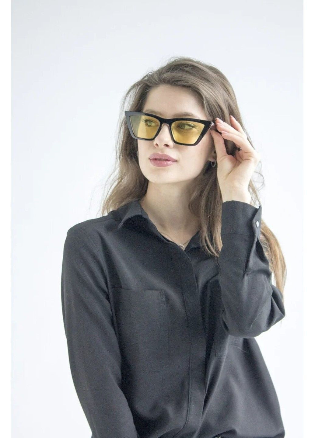 Cолнцезащитные женские очки 0017-6 BR-S (291984079)