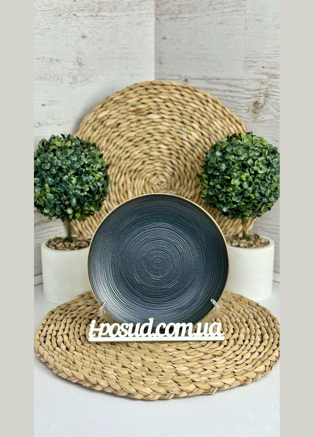 Тарелка обеденная Imperium Negro L0681-T8601518 Losk (335078787)