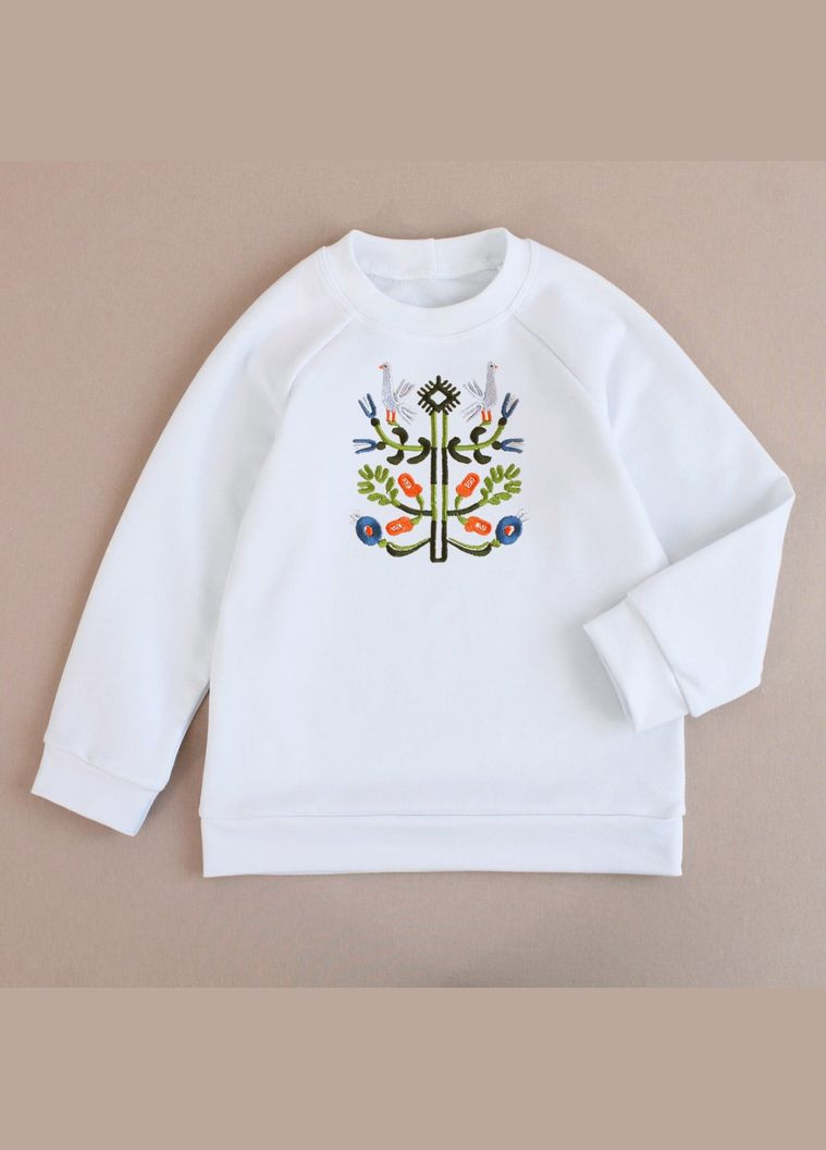 Детский свитшот с авторской вышивкой Гуси унисекс Ladan (301026344)