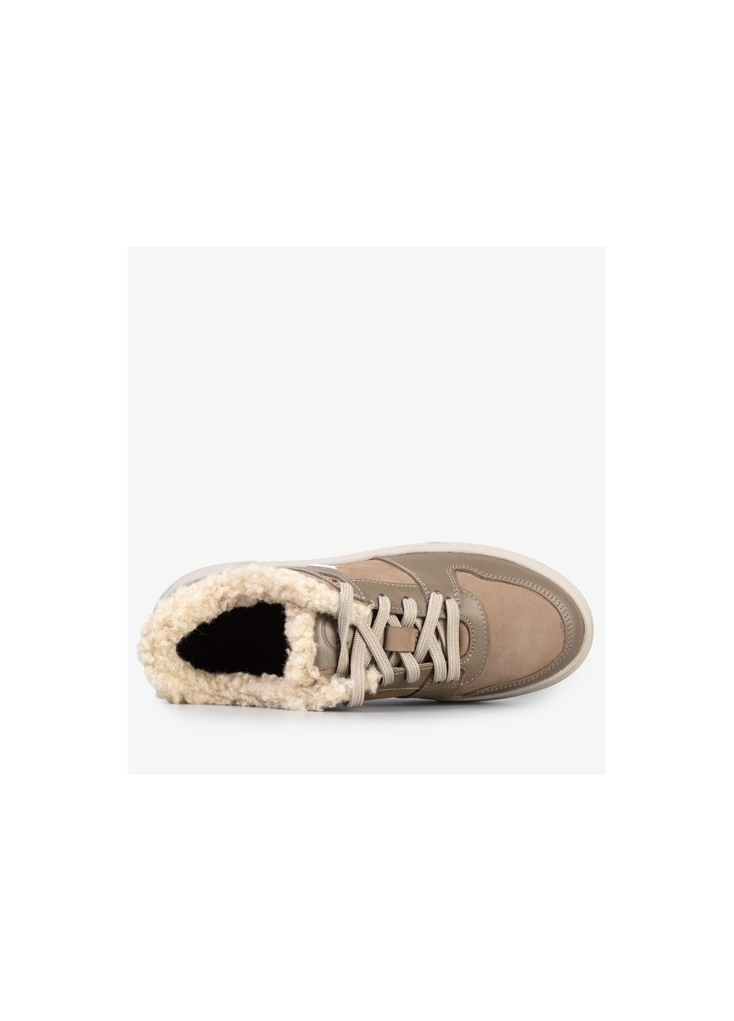 Бежеві кеди жіночі бренду 8101081_(2) ModaMilano