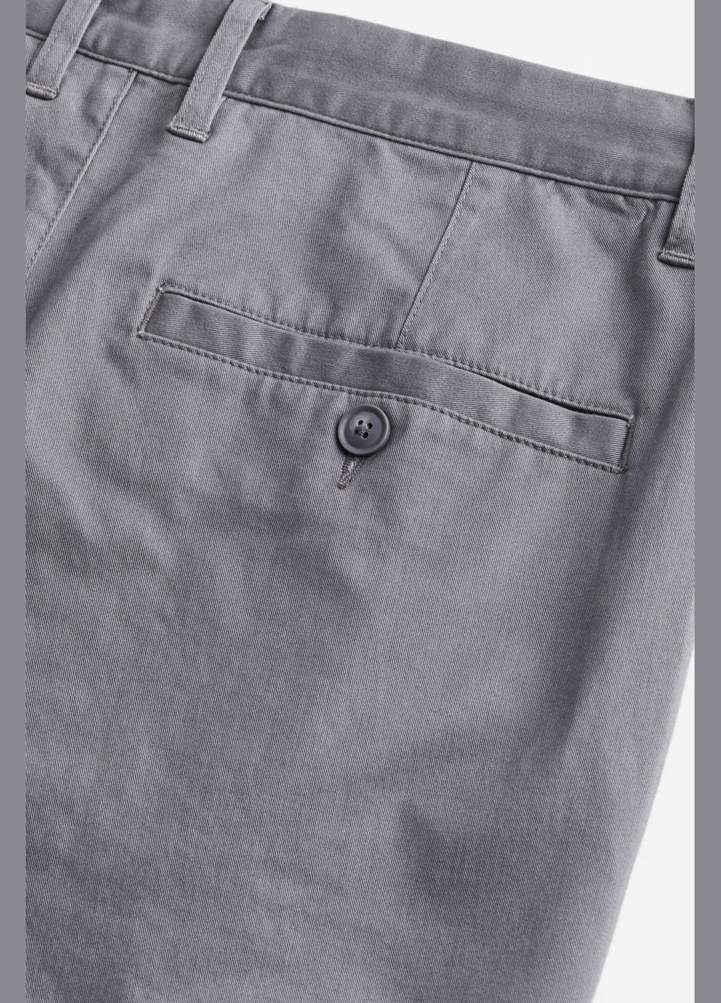 Светло-серые повседневный демисезонные брюки H&M