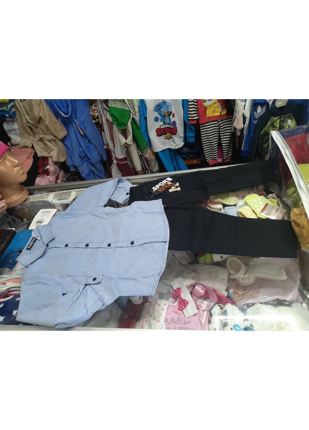 Сорочка для хлопчика сіра бавовняна однотонна розмір 104 110 116 No Brand (368999078)