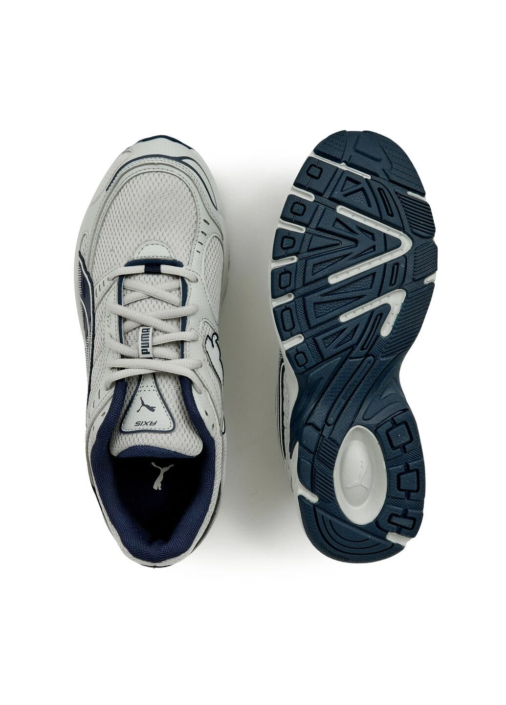 Сірі всесезонні кросівки axis trainers Puma