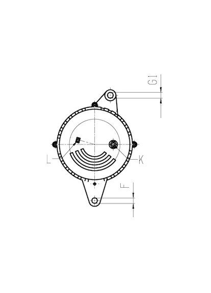 Генератор ГЕНЕРАТОР 0124525200 BOSCH UA ( A0124525200) ADE (354334116)