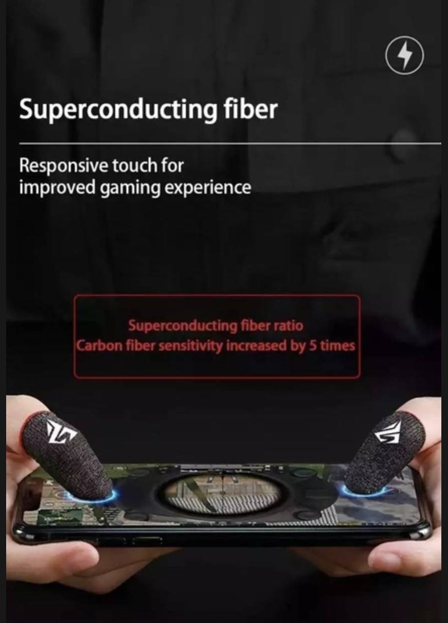 Кіберспортивні сенсорні напальчники (шкарпетки) Choice для ігор на телефоні CoD 4 шт Червоний No Brand (341534003)