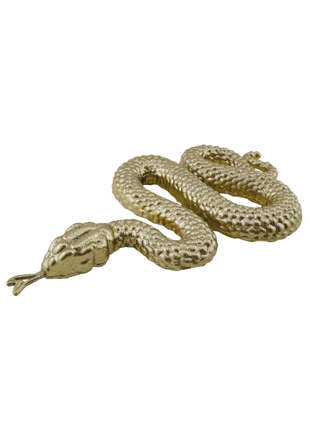 Ялинкова іграшка Змія 13х7х1,3 см білий MIS LT (365628176)