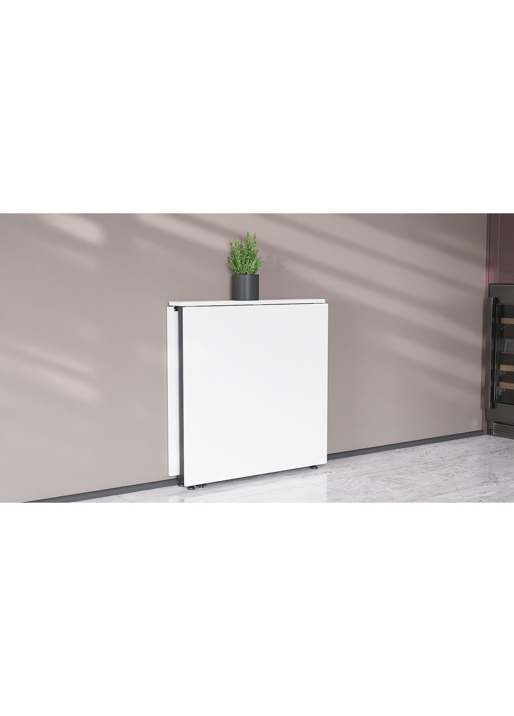 Стіл-книга трансформер Оріон 2 750x1520x730 Чорний метал ДСП Біле 16 мм (FRD-104583) Ferrum-decor (365445284)