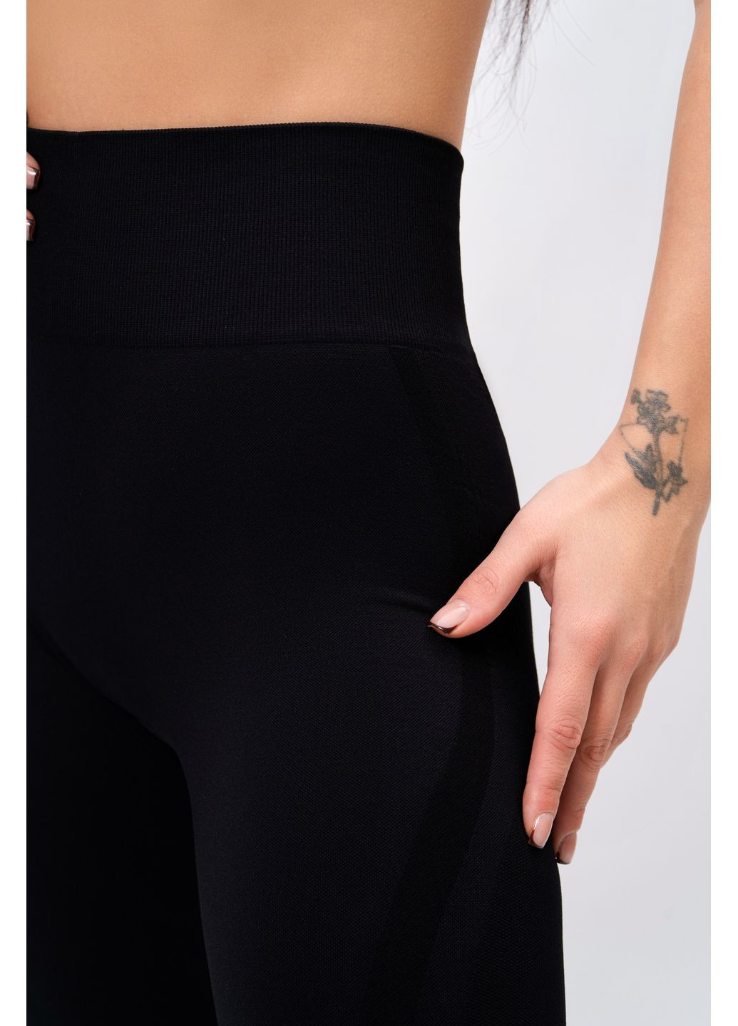 Легінси жіночі спортивні чорні 346933 Where Uwear (372752793)