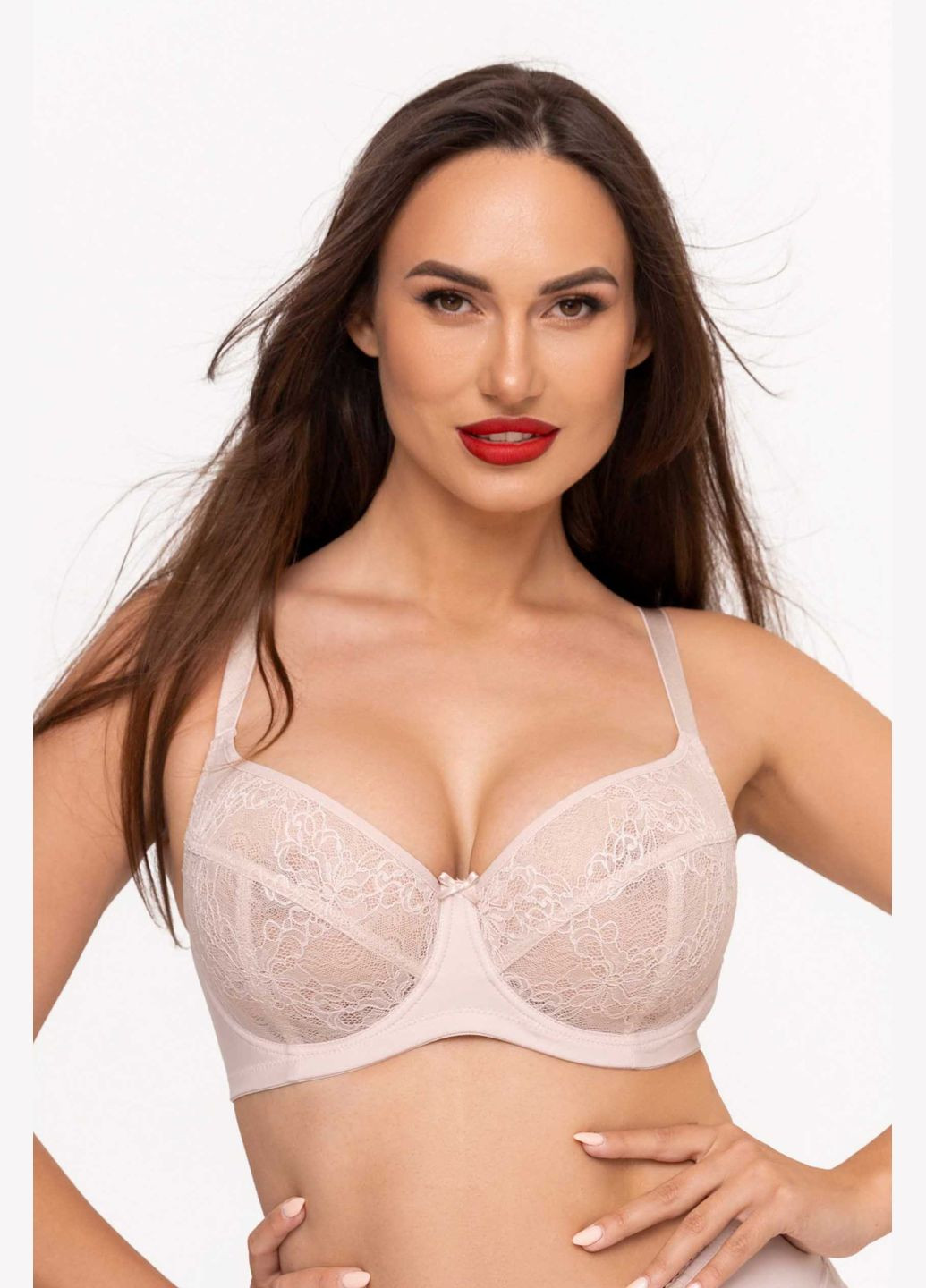 Світло-рожевий бюстгальтер (м'які чашки) eva Kalyna