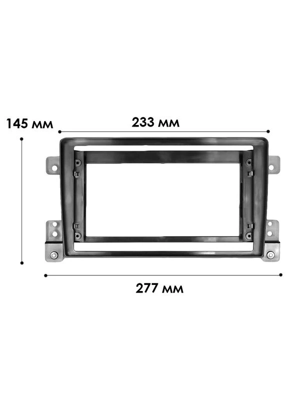 Рамка переходная 9" для Suzuki Grand Vitara 2005-2017 (6600) Сузуки Витара Гранд 1 шт. Lesko (349729957)