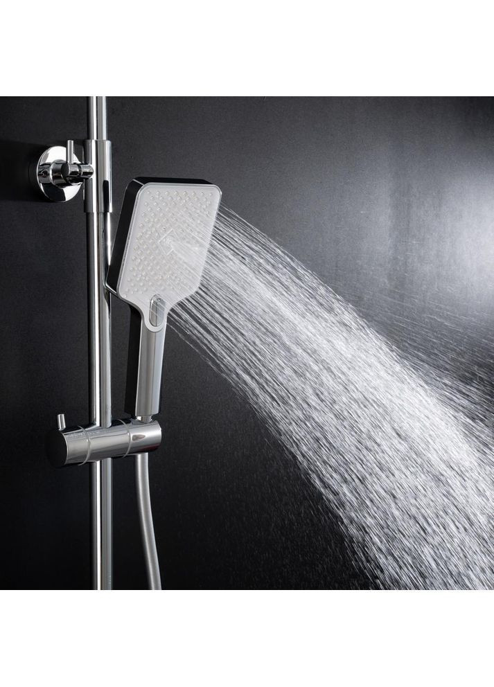 Душевая система F2487, 3 функции, клавиш. переключ., хром Frap (372994957)