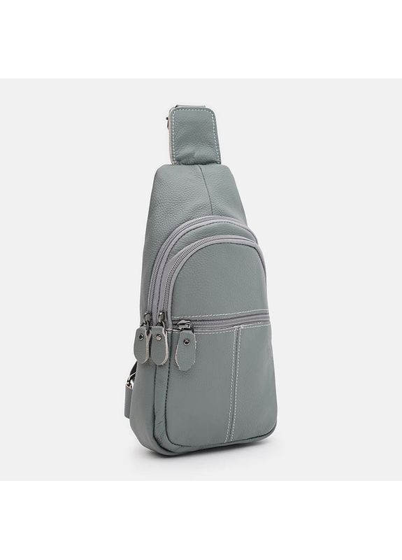 Женский кожаный рюкзак K16615gr-gray Borsa Leather (366343714)