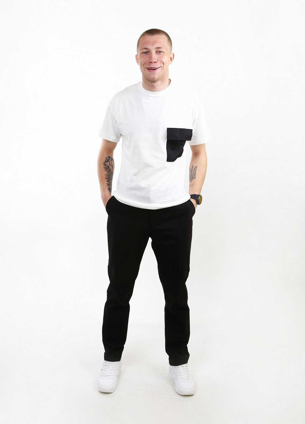 Черные демисезонные брюки Mtp