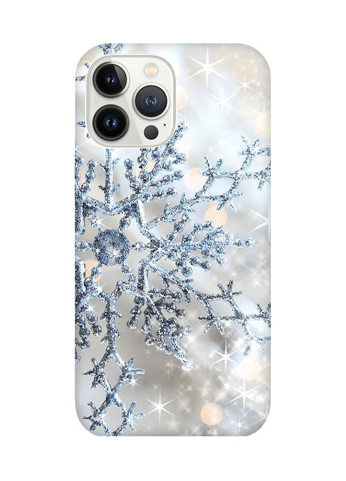Магнітний чохол на iPhone 15 Pro Max із підтримкою MagSafe:: Сніжинка (новорічний принт 166) Creative (362968605)