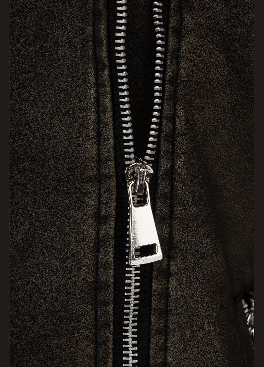 Куртка однотонная из экокожи женская 2375 Хаки (2000990635426D) shop (2000990635426) No Brand (362704922}