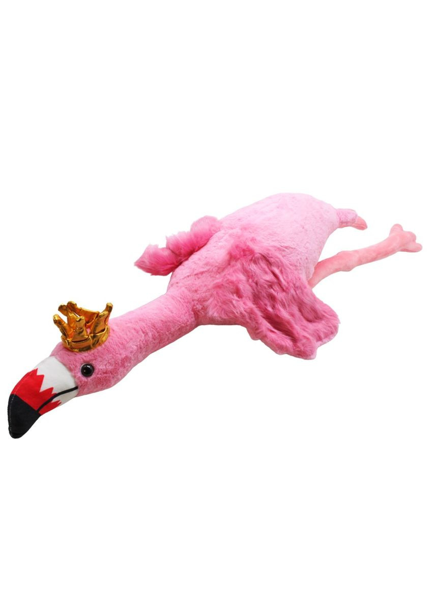 Мягкая игрушка "Фламинго-обнимусь", в короне, 100 см (розовый) MIC (290252512)