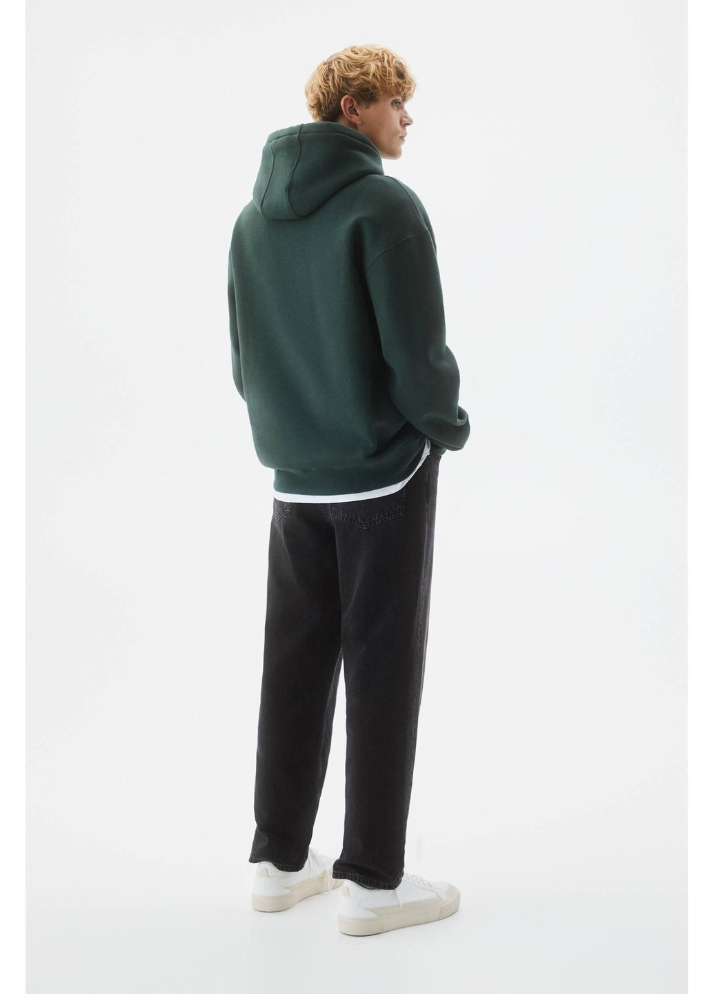 Худі фліс,темно-зелений, Pull & Bear (368151296)