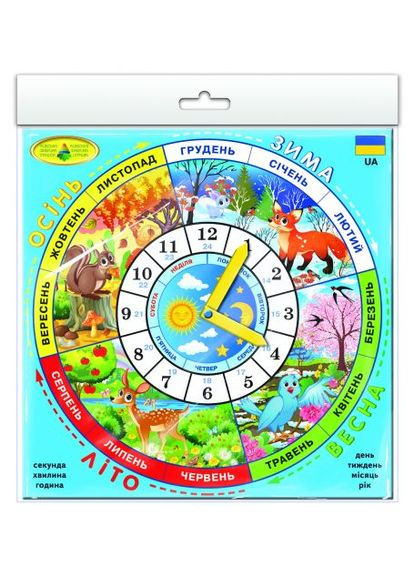 Игра "Изучаем время" (укр) Київська фабрика іграшок (361417245)