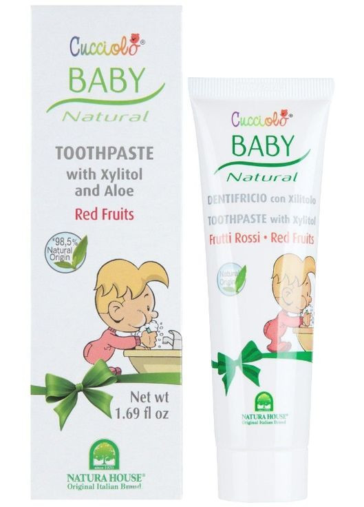 Зубна паста «Червоні ягоди» Baby Cucciolo Toothpaste 50ml (2-594571) Natura House (369789102)