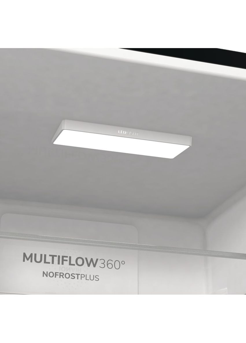 Холодильник з нижн. мороз. камерою NRK6192ABK4, 185х60х60см, 2 двері, 204(96)л, А++, NoFrost+, LED дисплей, Зона св-ті, Gorenje (364275259)