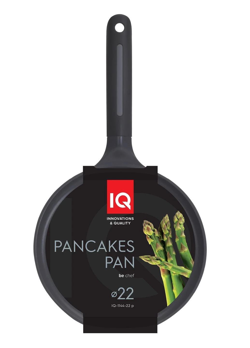 Сковорода IQ Be Chef для блинов 22 см Черный IQ-1144-22 p Ringel (378180298)