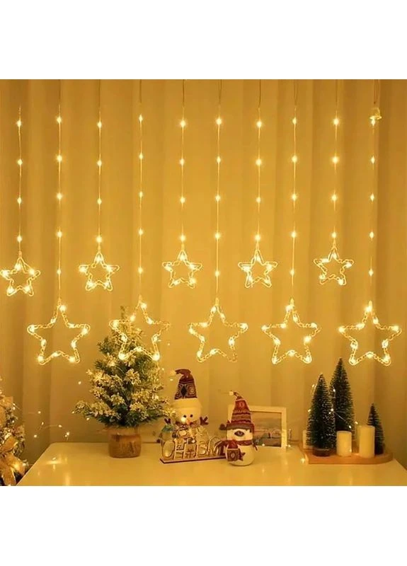 Гірлянда-штора Зірки LED освітлення 2x1 м (23457487601_299) XPRO (392923310)