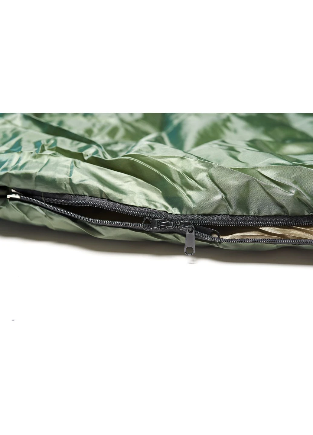 Спальний мішок Hunter XXL кокон лівий olive 220/90-55 UTTS-005, вага 1,3 кг, утеплювач Hollowfiber Totem (392038723)