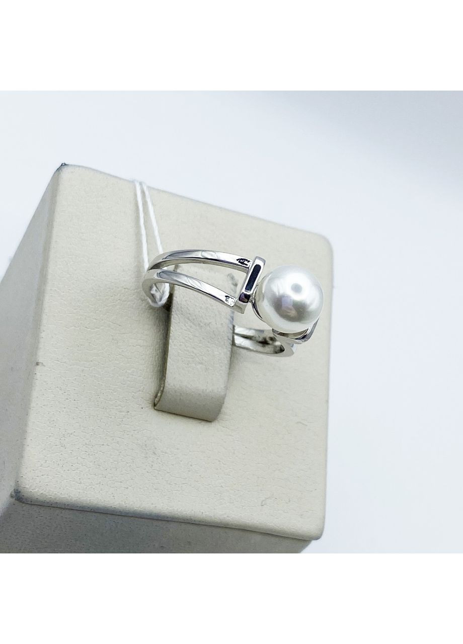 Кольцо серебряное с жемчугом 17 2,77 г No Brand (370142423)
