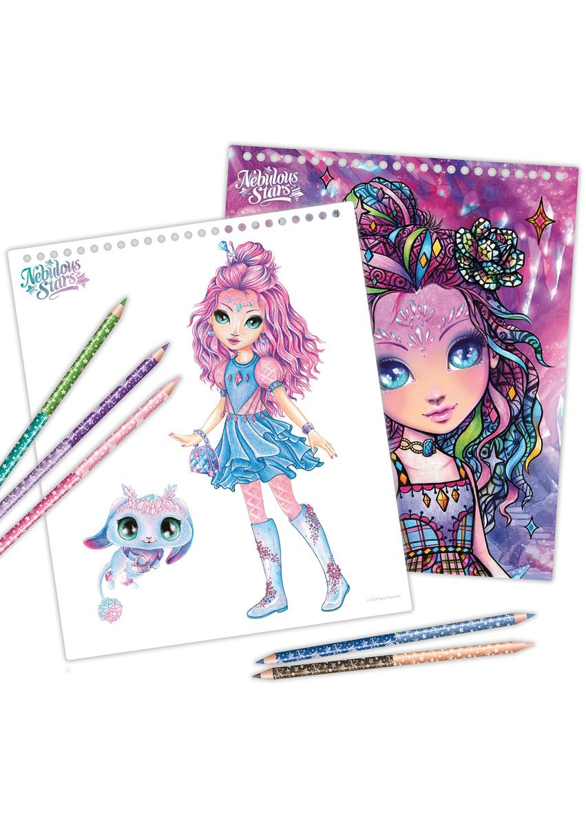 Набор для творчества Скетчбук: Кристалия, мотивы самоцветов () Nebulous Stars 11140 (335029757)