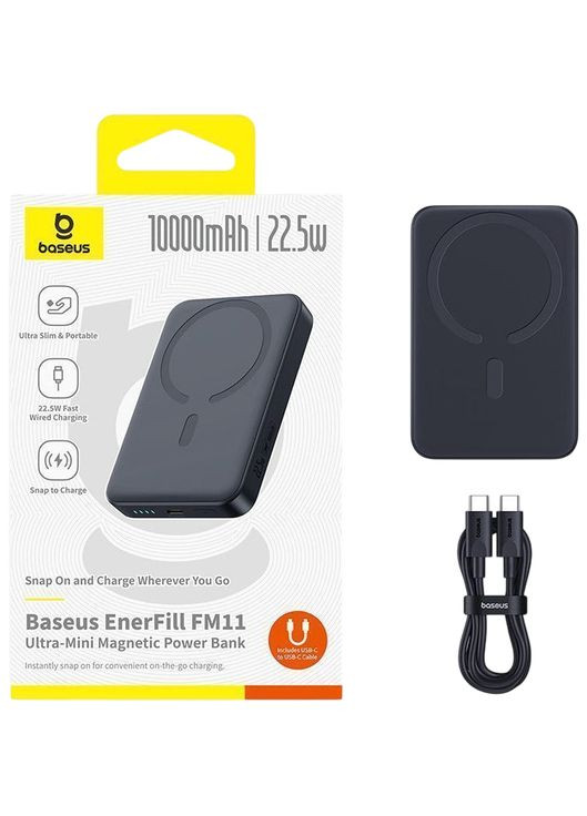 Powerbank EnerFill Ultra-Mini 22.5W 10000mAh Black (P1008210E123-00) Baseus (370709998)