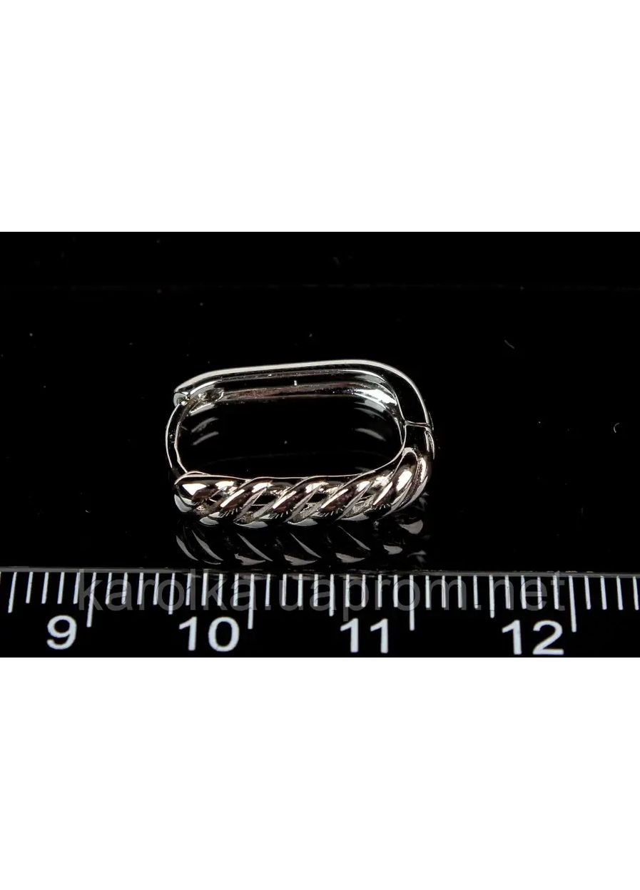 Серьги кольца позолота 18К Родий Xuping Jewelry (370792343)