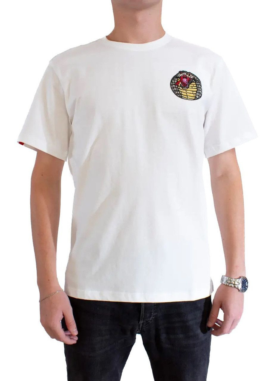 Біла чоловіча футболка jealous cobra m white (28972431 m) No Brand