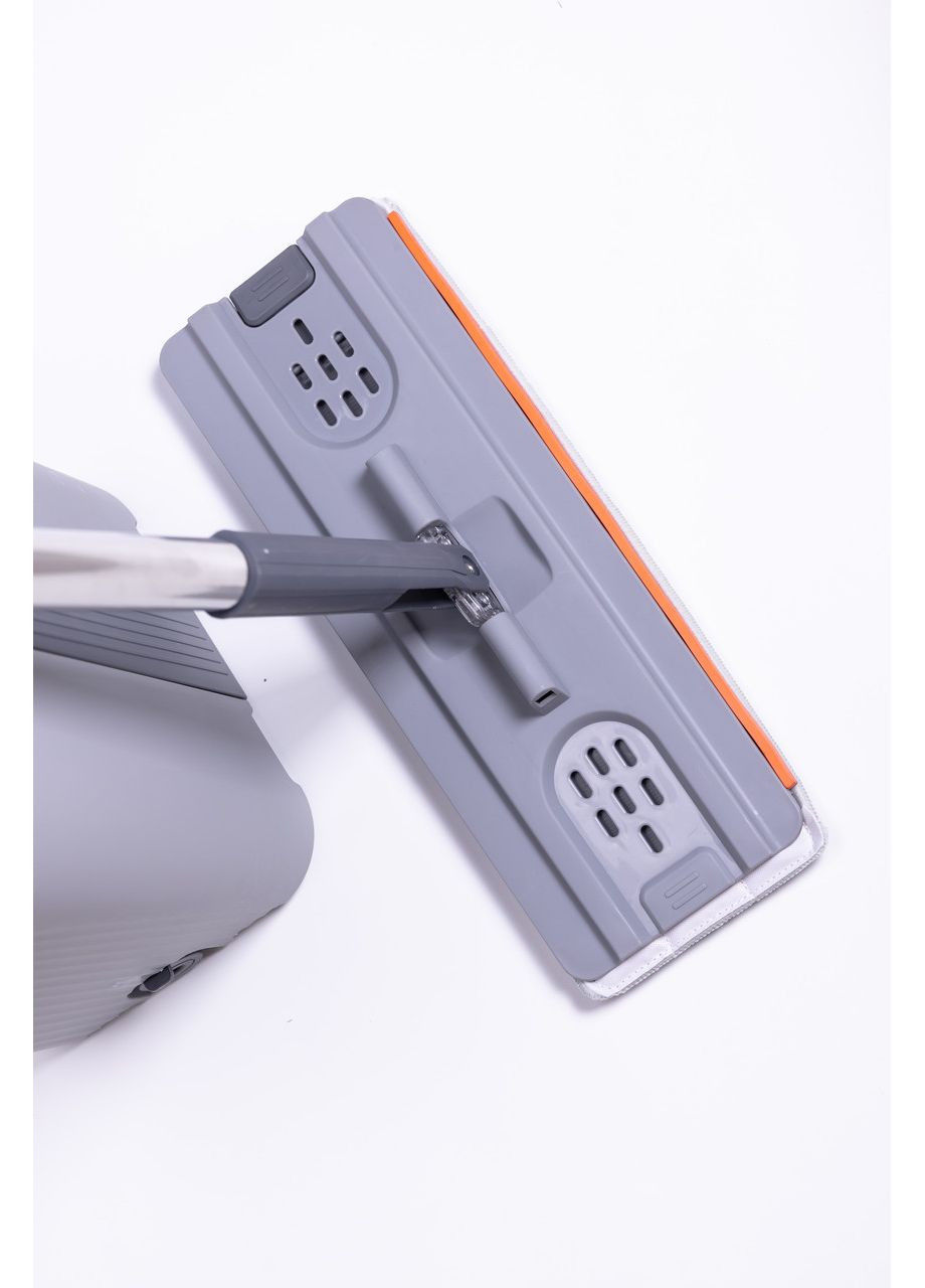 Телескопическая швабра с плоской насадкой и ведро для мытья пола и отжима комплект для уборки ProDobro (364192800)