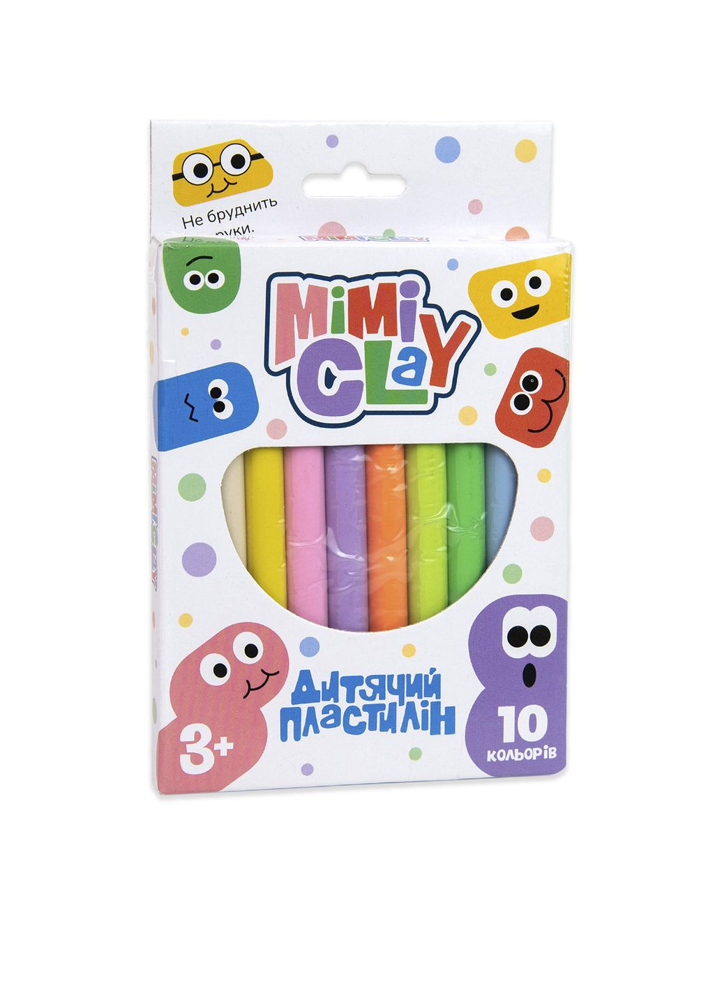 Дитячий пластилін Mimi clay колір різнокольоровий ЦБ-00256317 Strateg (298062976)