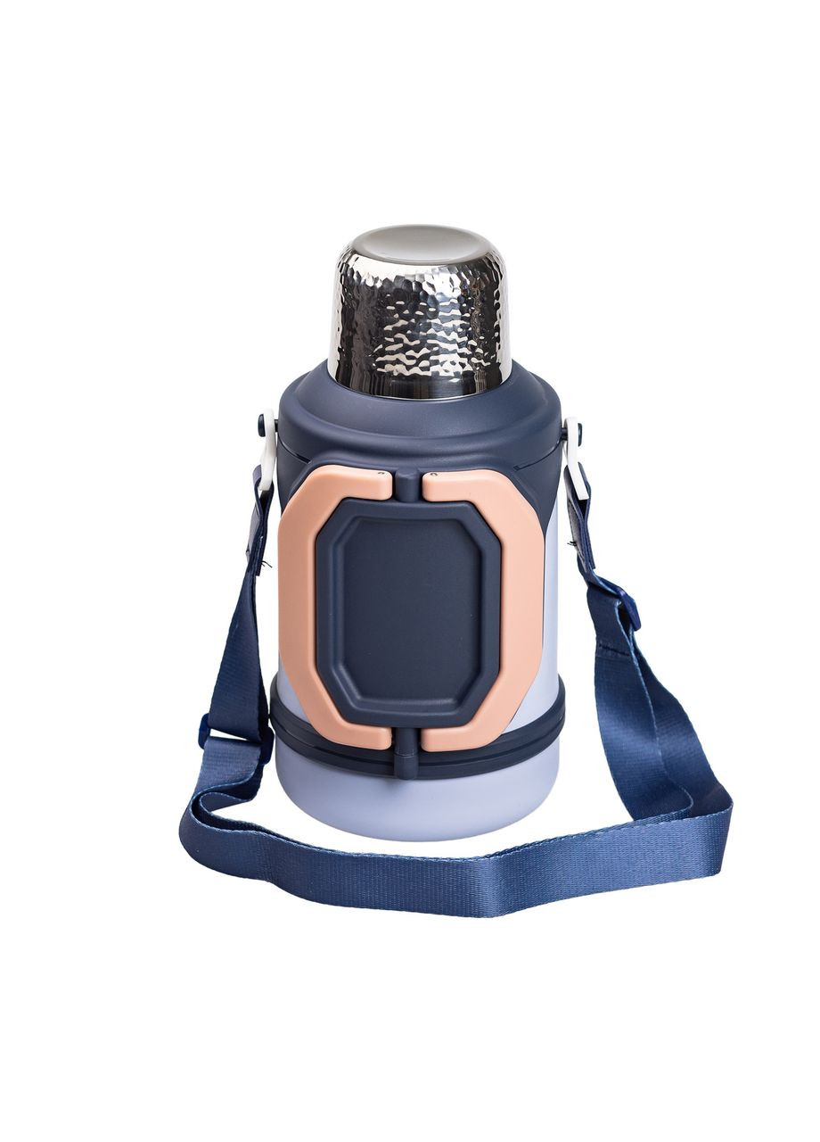 Термос Vacuum Cup 1.5 літра з ремінцем і складною ручкою Yiwu (360455088)