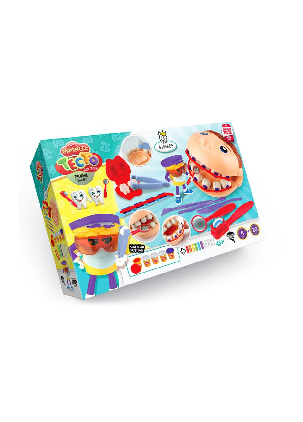 Набір для ліплення Тісто для творчості Master Do дантист від 3 років розвиваючий комплект для дітей творчість Danko Toys (368759274)