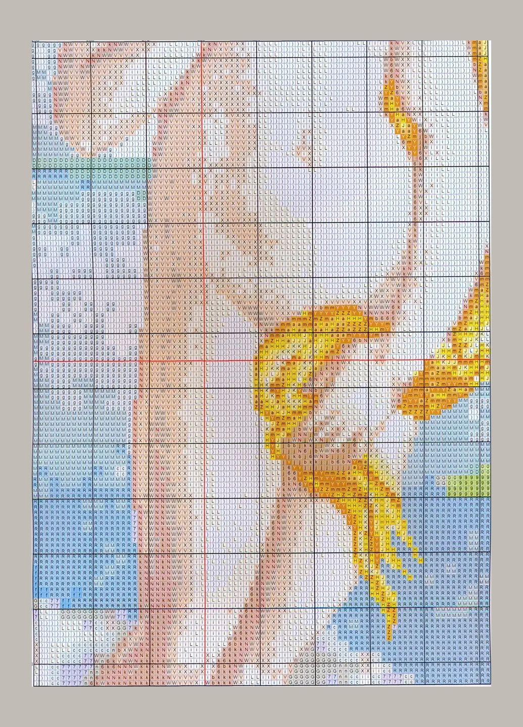 Набір для вишивання за нанесеною на канву схемою"The Birth of Venus". AIDA 14CT printed 110*71 см Joy Sunday (313613177)