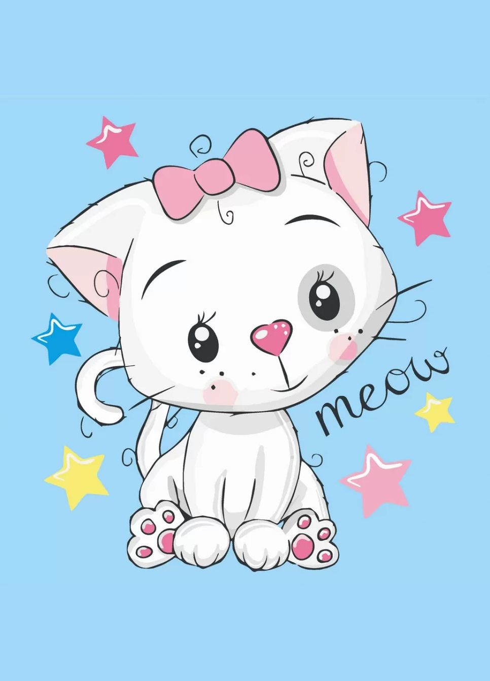 Картина по номерам. "Белая кошка" 30*30 см 15502AC Art Craft (302367012)