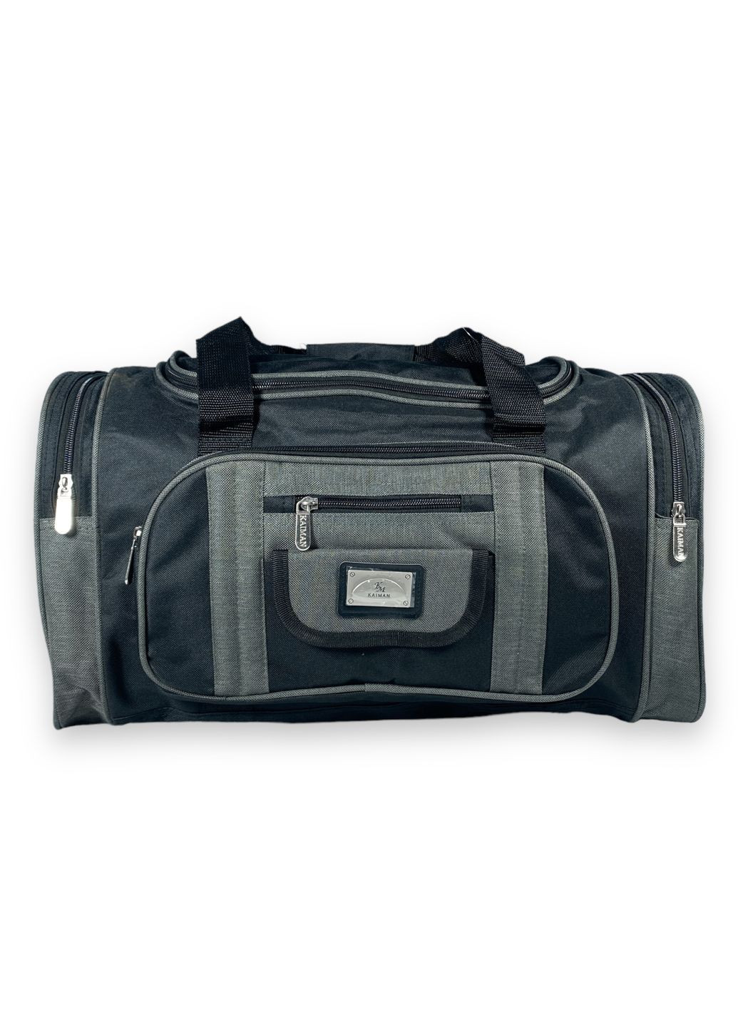 Дорожня сумка одне відділення дві бокових кишені три фронтальні кишені розмір: 50*30*25см чорнахакі Kaiman (266912157)