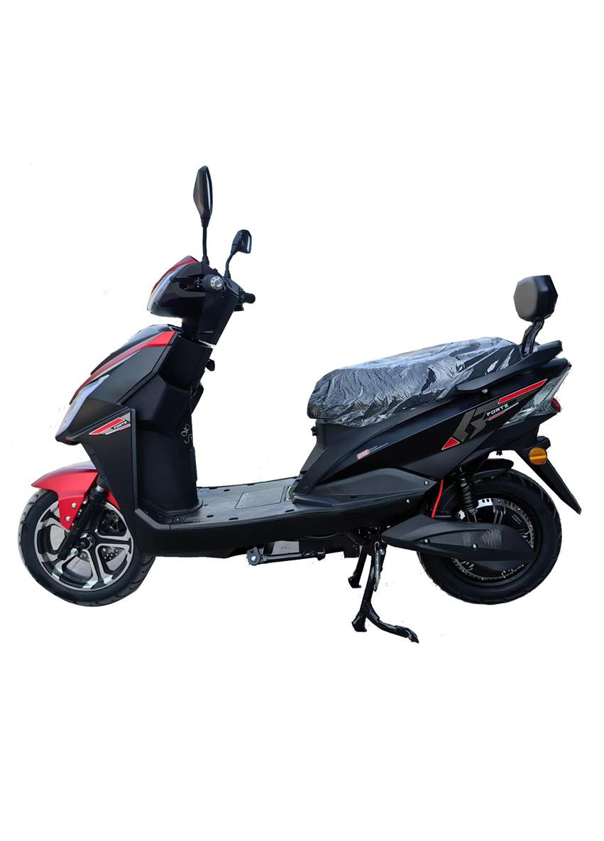 Електроскутер LEON червоно-чорний Forte (315551237)