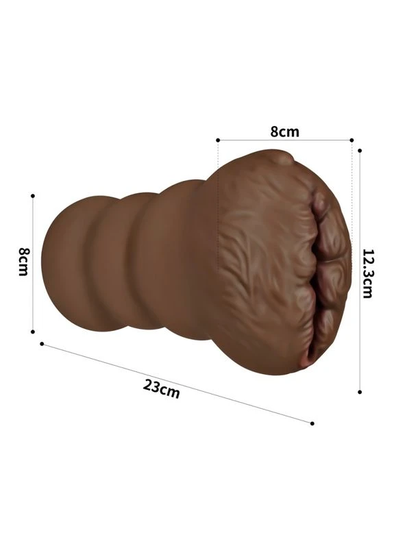 Мастурбатор вагіна для чоловіків коричневого кольору Aliens Pie Masturbator №3 Lovetoy (382545215)