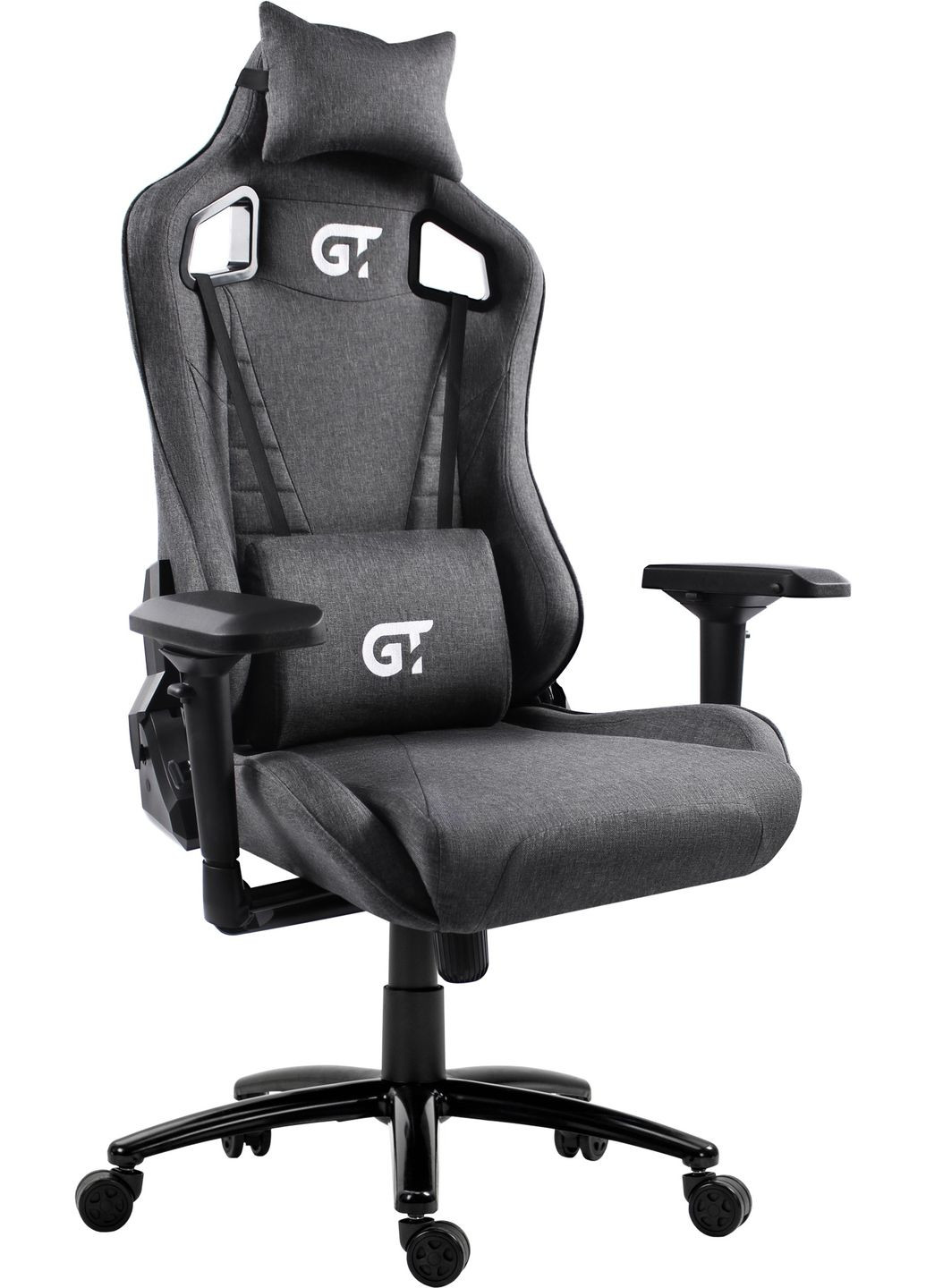 Геймерське крісло X5113F Fabric Gray GT Racer (293944115)