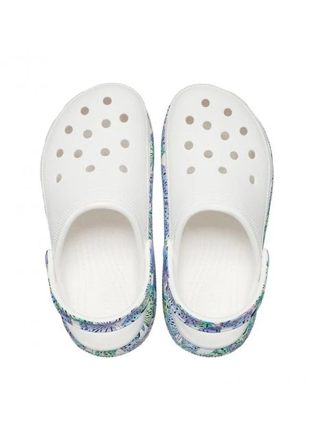 Белые женские кроксы cutie crush butterfly clog 208298-94s Crocs