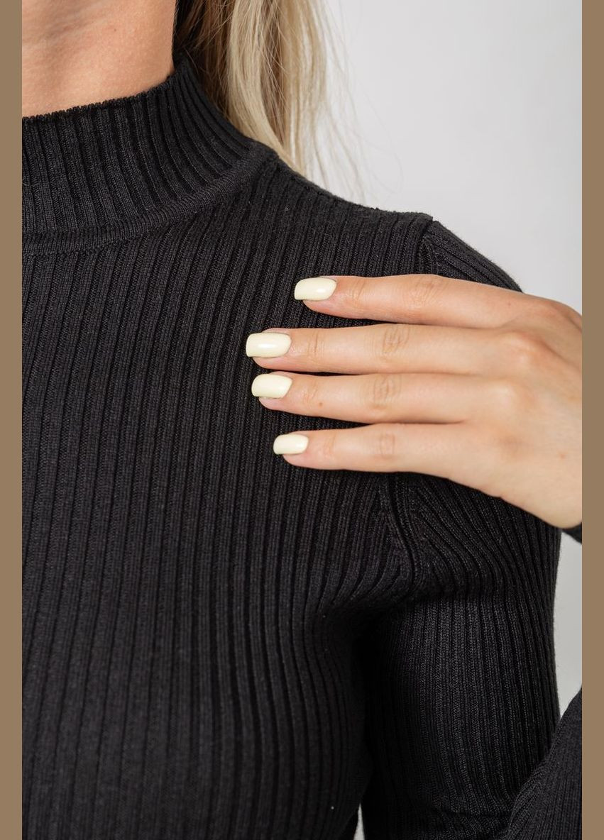 Водолазка жіноча в рубчик, колір теракотовий, Ager (301155942)