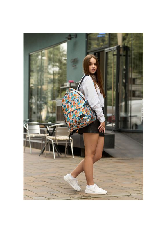 Женский рюкзак Brix PJT с принтом Light Sambag (329692813)