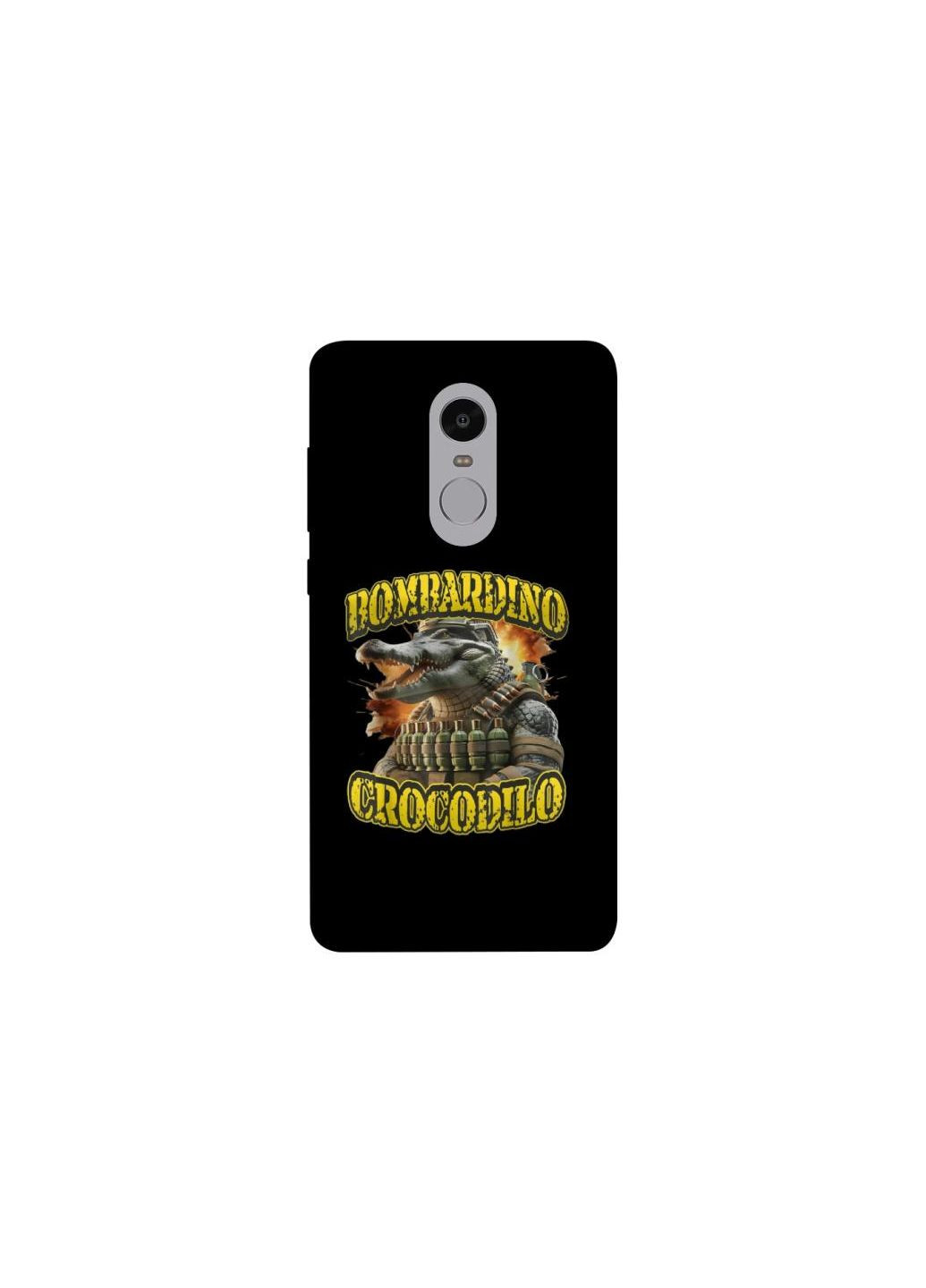 Чехол на Xiaomi Redmi Note 4X / Note 4 (Snapdragon) Bombardino Crocodilo Frontalka (352206814)