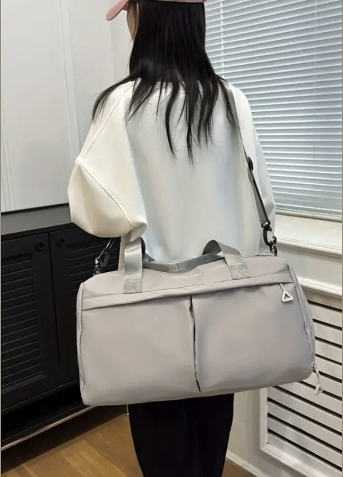 Спортивная сумка для зала с отделением для обуви, сумка для путешествий с креплением на чемодан, дорожная сумка No Brand (338379072)