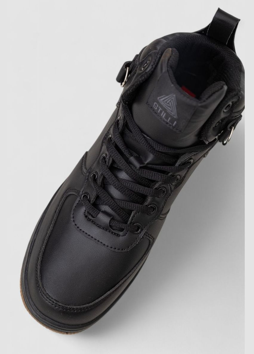 Чорні Зимовий кросівки чоловічі зимові на хутрі Ager 248RCX705